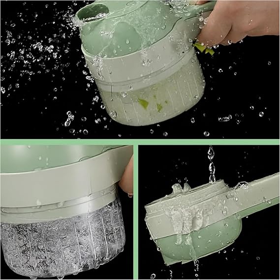4 in 1 Portable Electric Vegetable Cutter