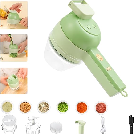 4 in 1 Portable Electric Vegetable Cutter