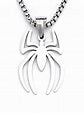 Solid Stainless Steel Spiderman Pendant with Chain in Gift Box