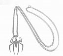 Solid Stainless Steel Spiderman Pendant with Chain in Gift Box