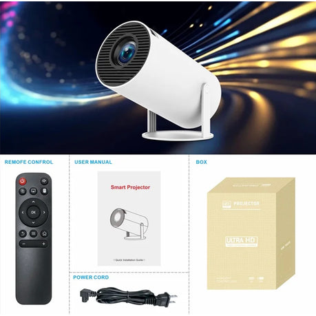 4k Ultra HD Smart Projector with Remote