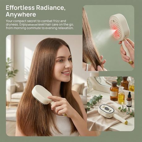 Electric Spray Air Cushion Massage Comb,For Dry & Tangled Hair