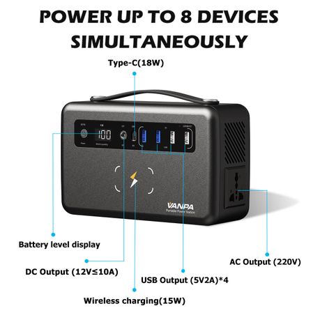 VANPA 200W 180Wh Mini Portable Power station
