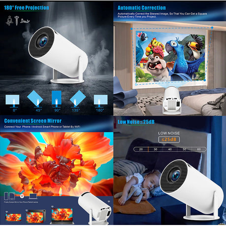 4k Ultra HD Smart Projector with Remote