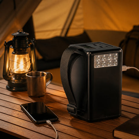 Portable Power Station 60000MAH 180W with Camping Lamp