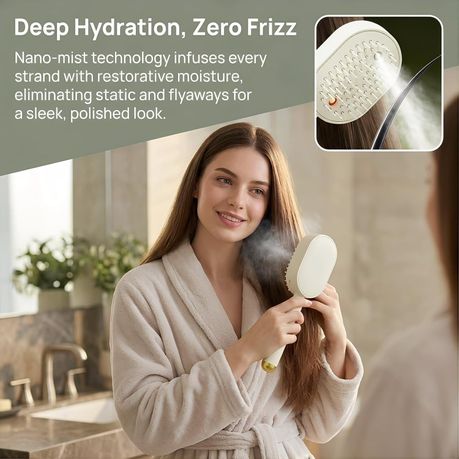 Electric Spray Air Cushion Massage Comb,For Dry & Tangled Hair