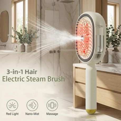 Electric Spray Air Cushion Massage Comb,For Dry & Tangled Hair