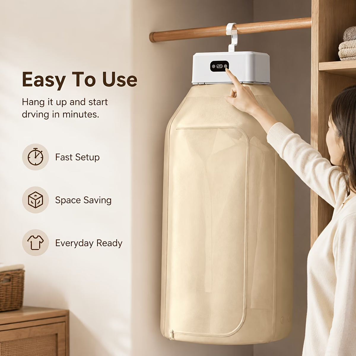 Portable Foldable Clothes Dryer/Electric Drying Machine