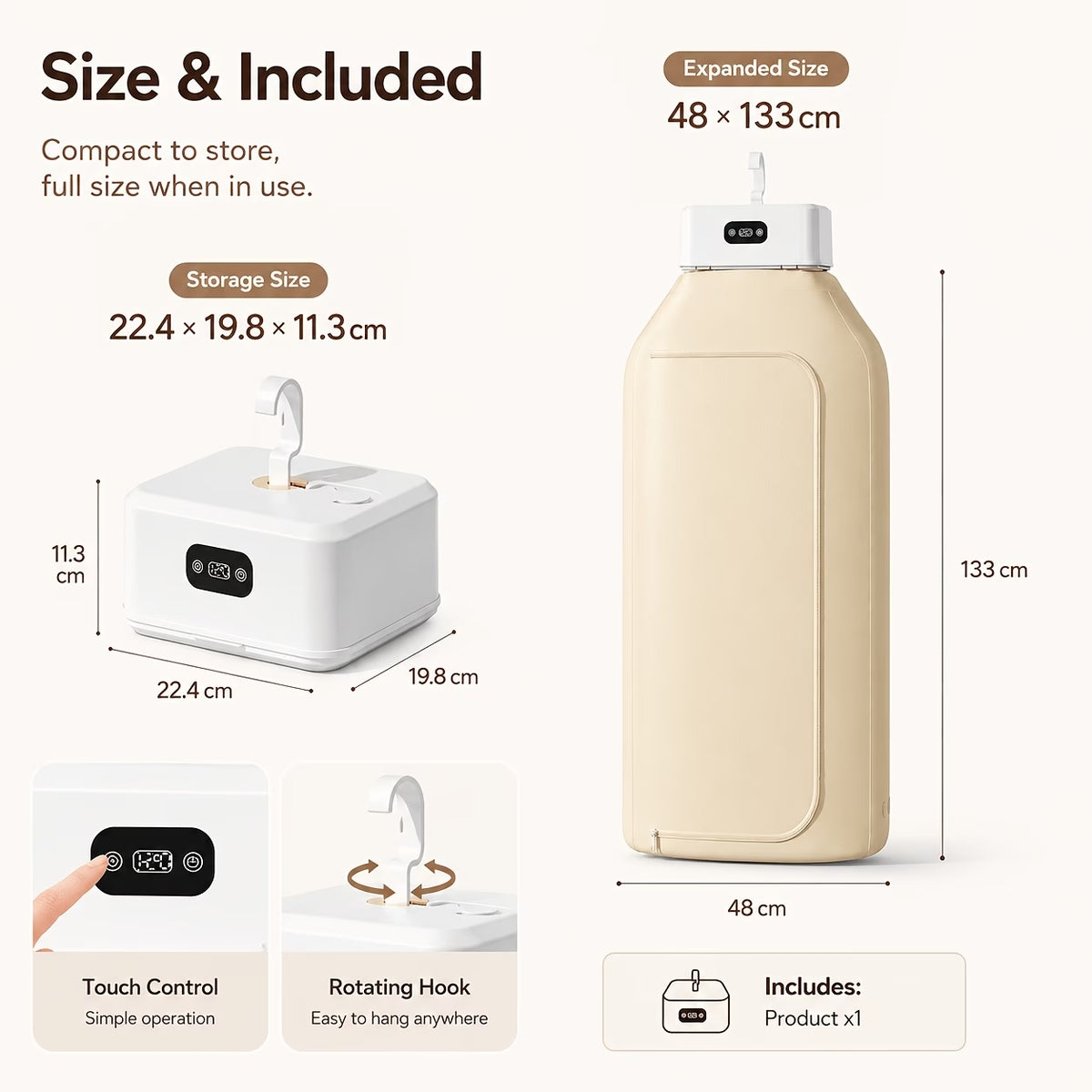 Portable Foldable Clothes Dryer/Electric Drying Machine