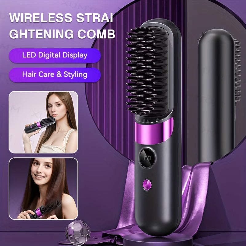Multifunctional Hair Straightener Brush