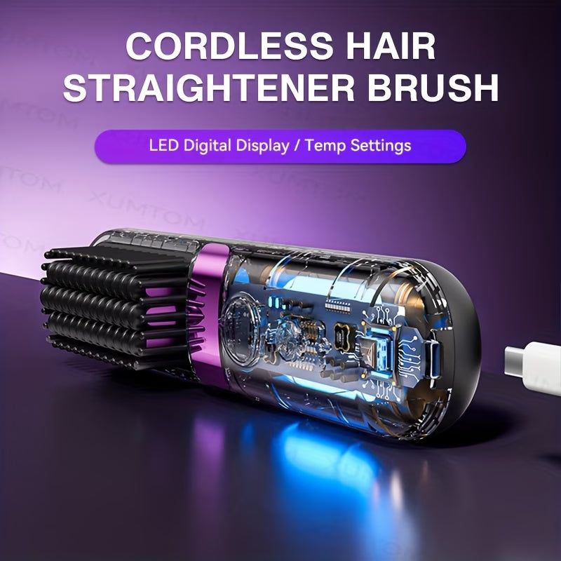 Multifunctional Hair Straightener Brush