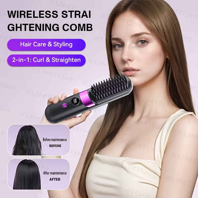 Multifunctional Hair Straightener Brush