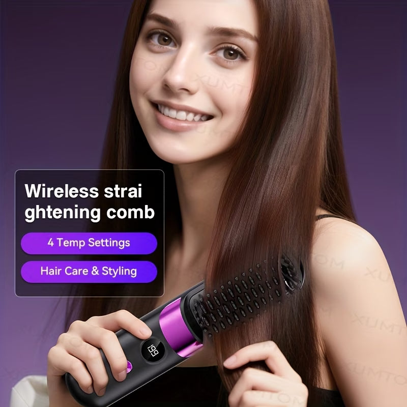 Multifunctional Hair Straightener Brush