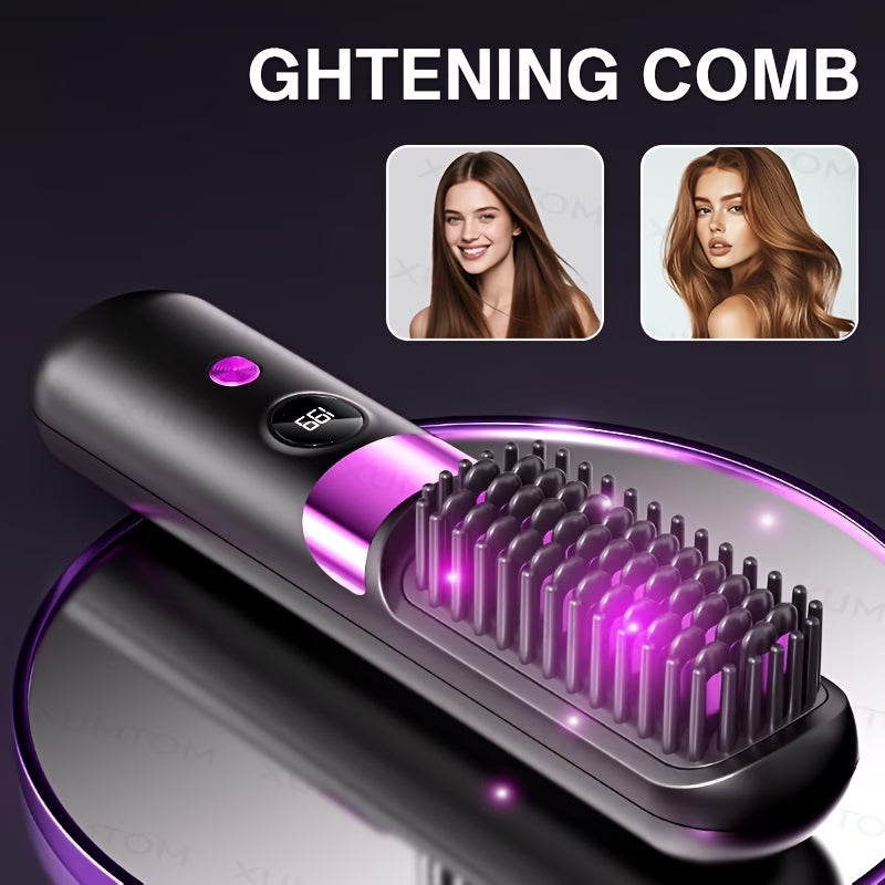 Multifunctional Hair Straightener Brush