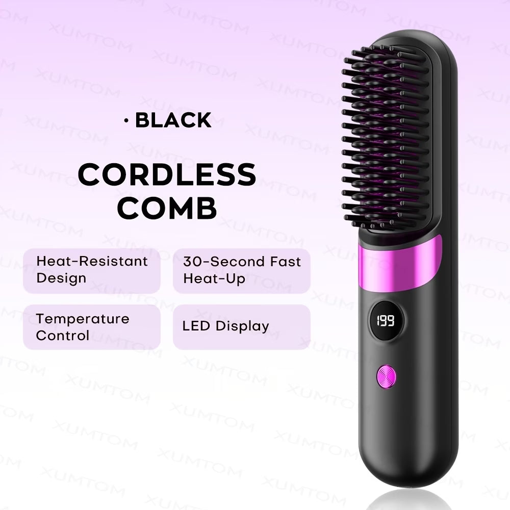 Multifunctional Hair Straightener Brush